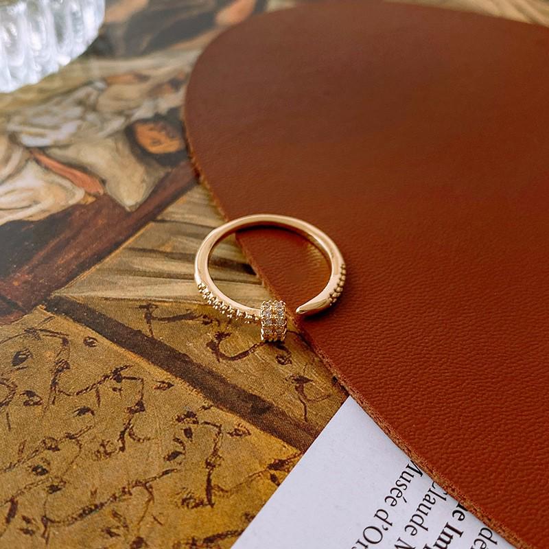 Женское роскошное винтажное кольцо из титановой стали с тигровым глазом