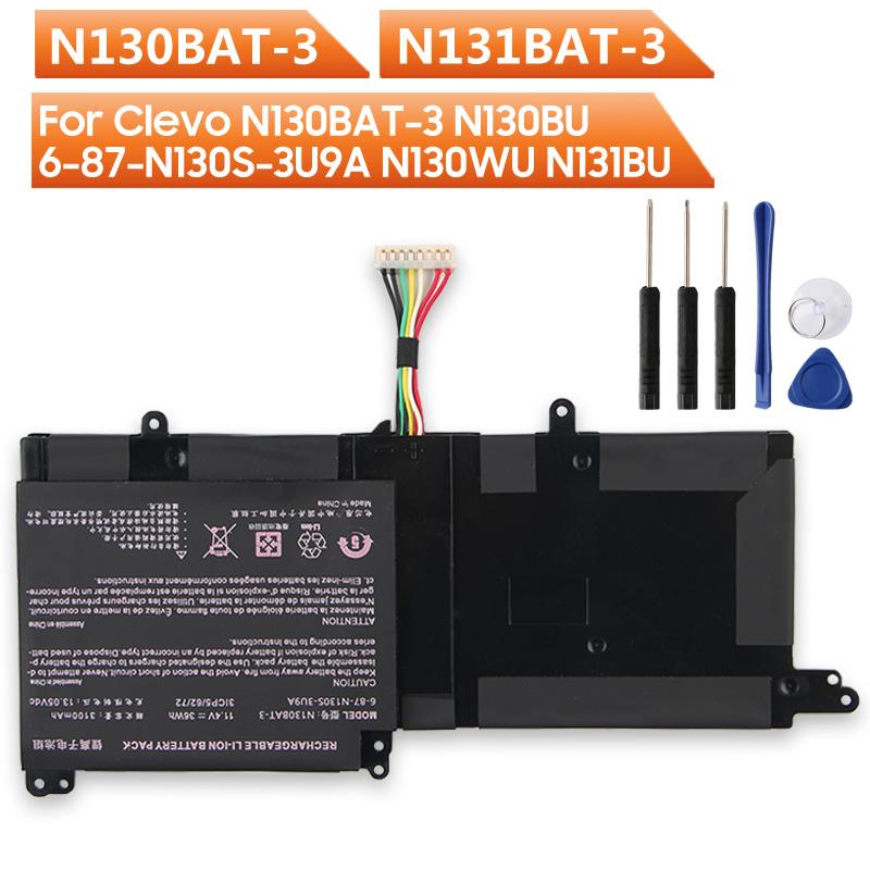 36 Втч/3100 мАч НОВАЯ Запасная Батарея N130BAT-3 N131BAT-3 Для CJSCOPE Z-530 ZX-550 ACER P6310-G3 N130BU N130WU с Инструментами