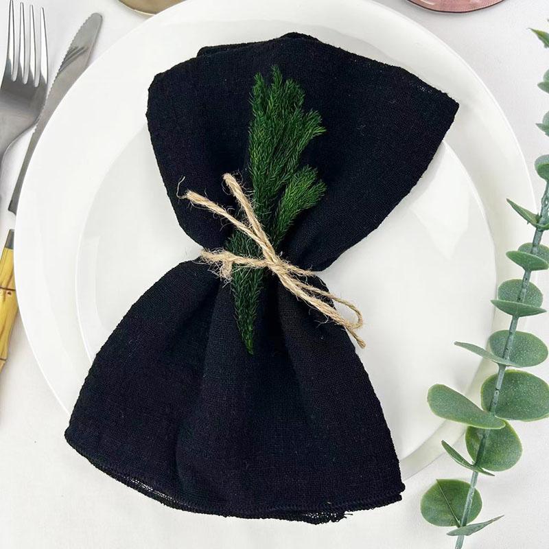 10 шт. марлевых салфеток ручной работы 30X30 см, хлопчатобумажные салфетки, салфетки из марли, столовые полотенца для свадебной вечеринки, детского душа