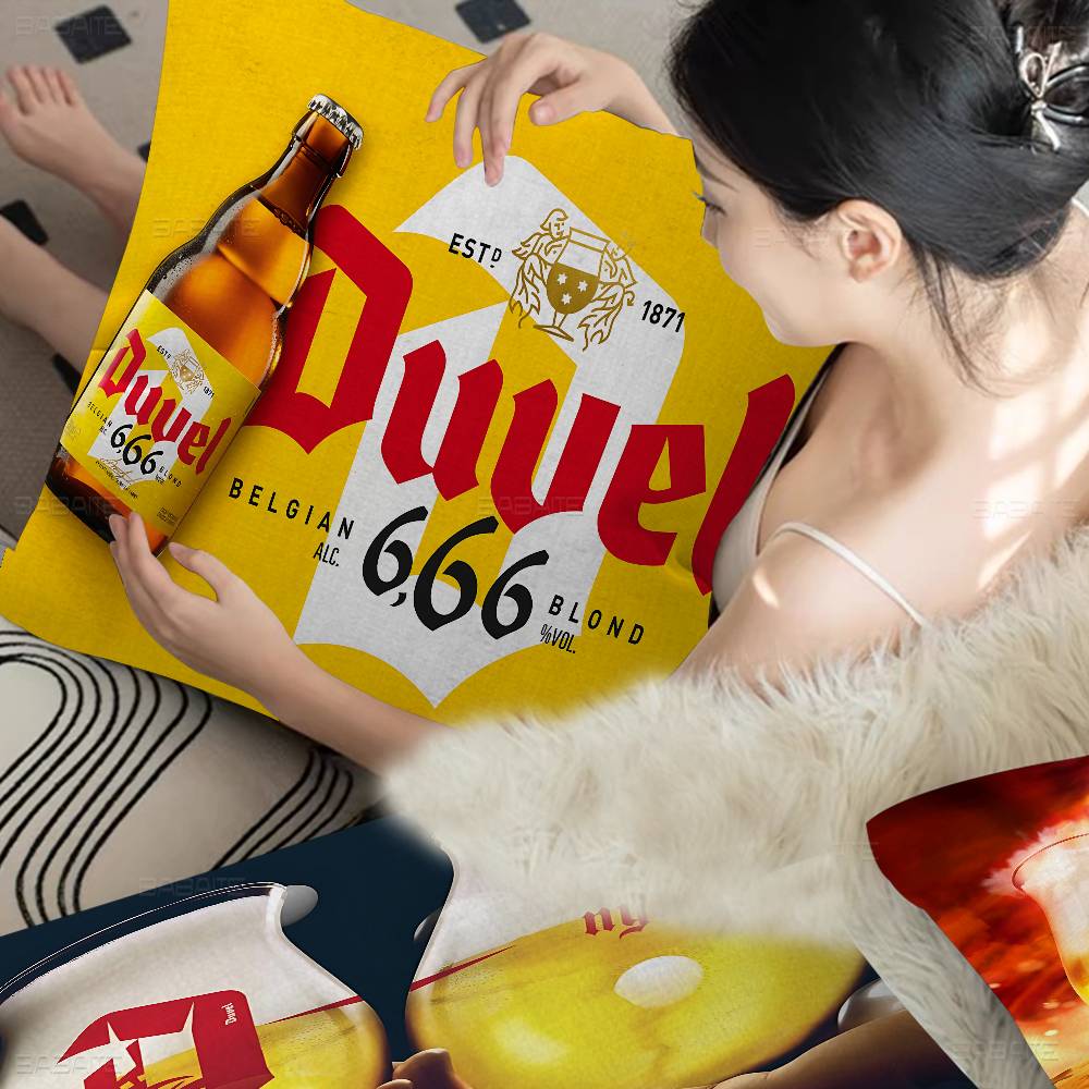 Duvel Beer Pillow Cushion Cover Pillowcase Living Room Sofa Home Decor