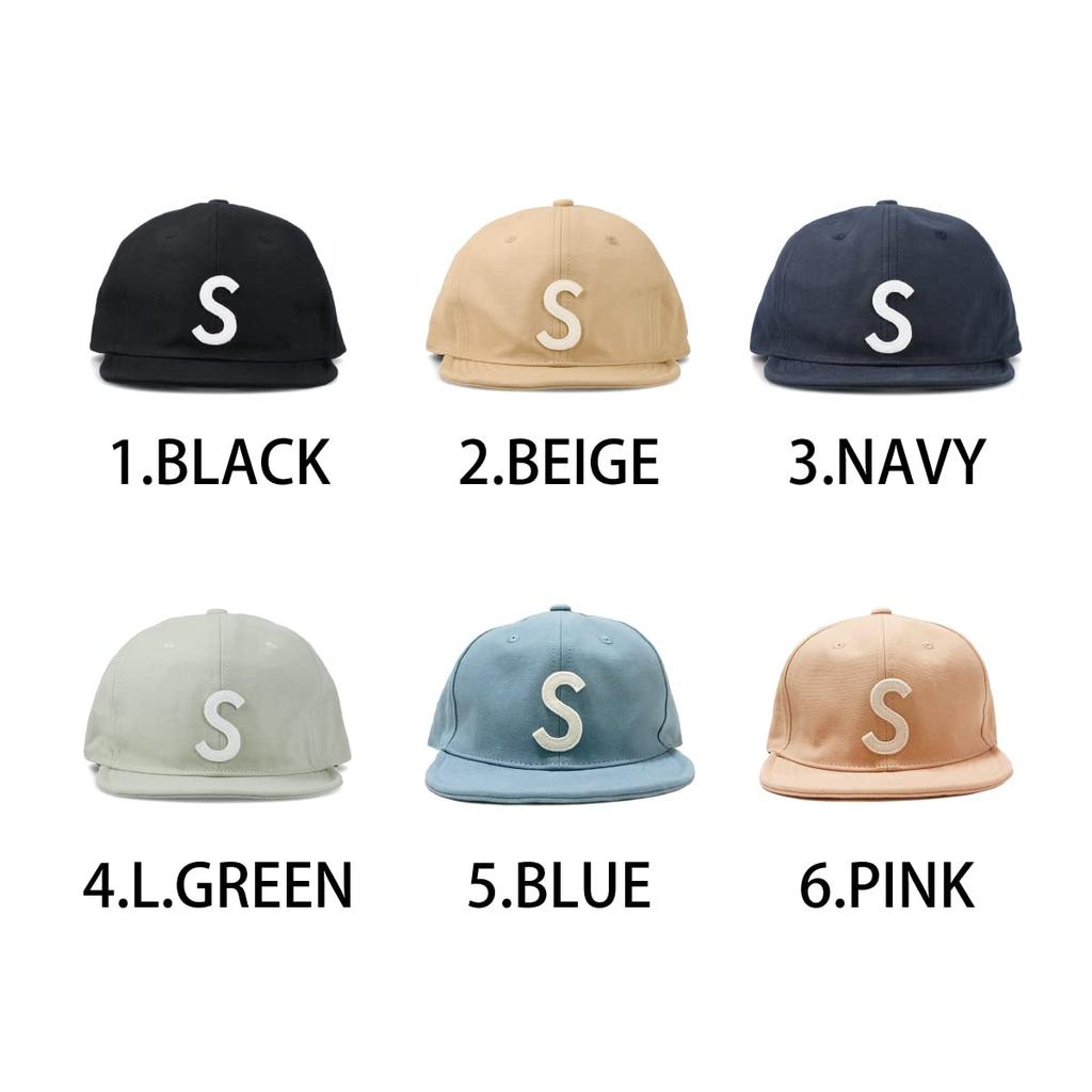 Базовая короткая кепка с логотипом Enchi Spring, судейская кепка, короткие поля, доступны большие размеры, маленькие поля, короткие поля, полосатый логотип S, доступны 2 размера, свободный размер