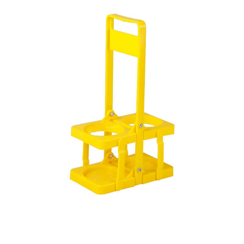 1шт складная винная стойка для напитков пластиковая настольная складная корзина для рук портативный держатель для пива пластиковая рамка на две бутылки