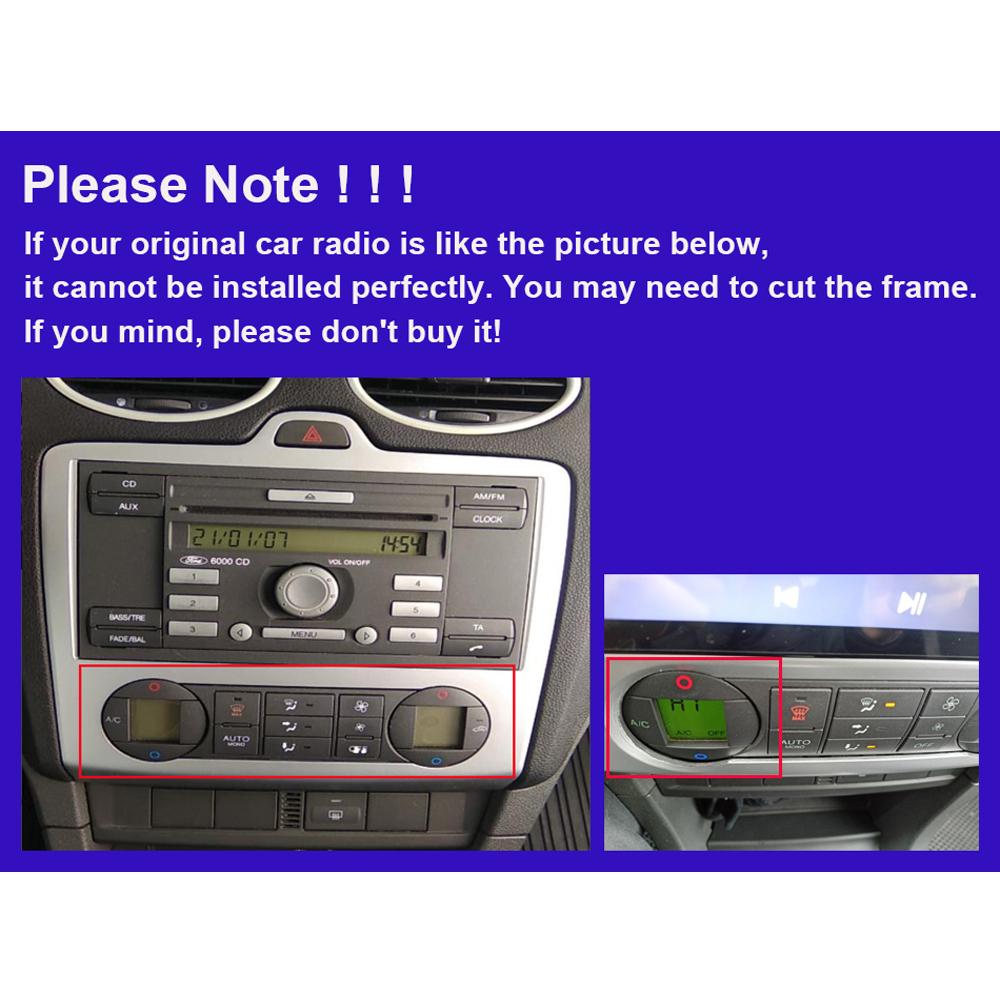 8-дюймовый автомобильный радиоприемник на базе Android для Ford Focus EXI MT AT 2 3 Mk2 Mk3 2004-2011 с кнопочной ручкой, мультимедийный плеер, навигация, GPS 1 + 32 ГБ