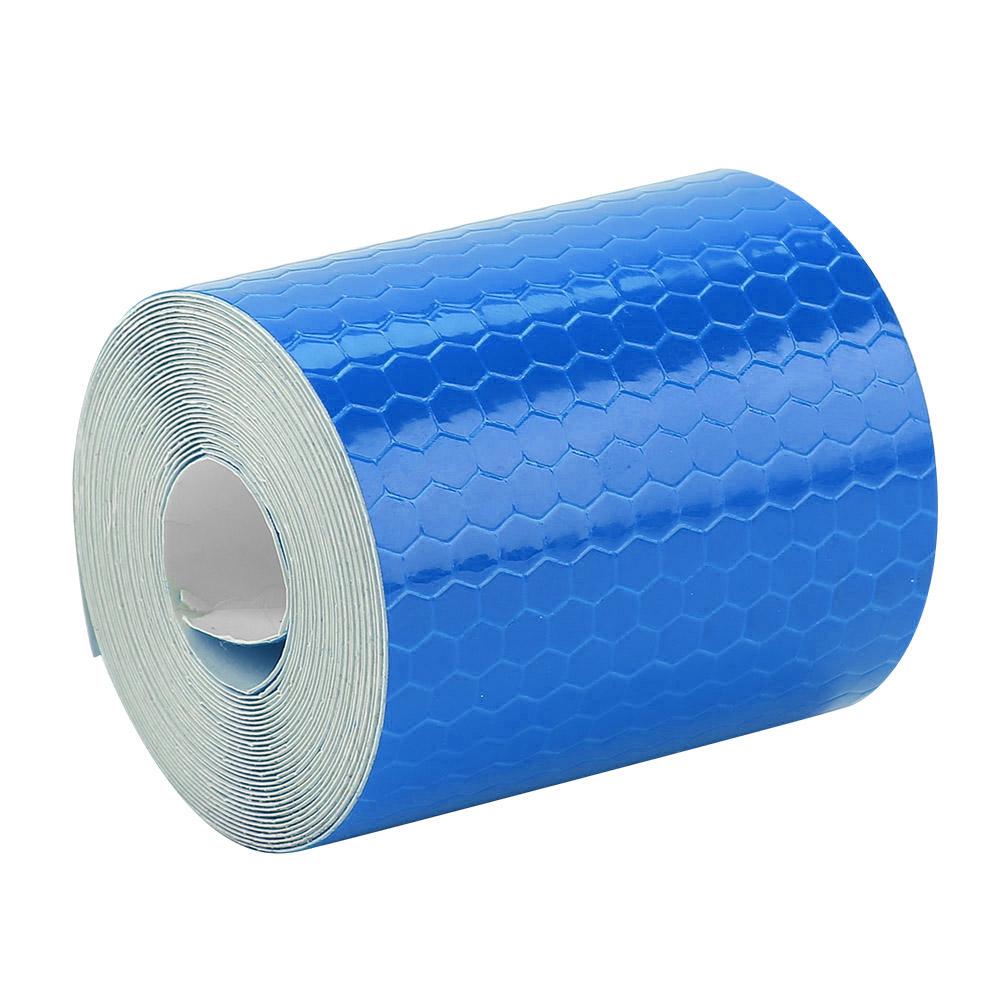 5cmx Adhesive Reflective Tape Roll Sticker For Trailers Cars Bikes Blue