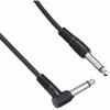 Kikutani TECH Patch Cable, 3m (S/L), 5mm Diameter, P-300, Black