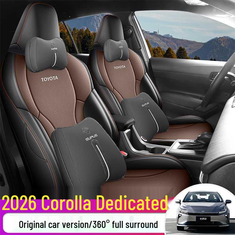 Custom All-Season Full-Coverage Seat Cushions for 2026 Toyota Corolla