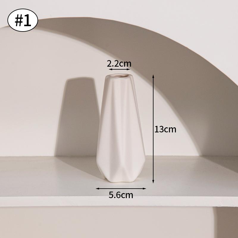 Ceramic Flower Vase Retro Table Decorative Vase Dried Flower Arrangement Pot Home Wedding Gifts Aesthetic Vase Desktop Ornament