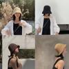 Hot Cap Vacation Sunscreen Hats Hand-woven Bucket Straw Beach Hat Fisherman Hat