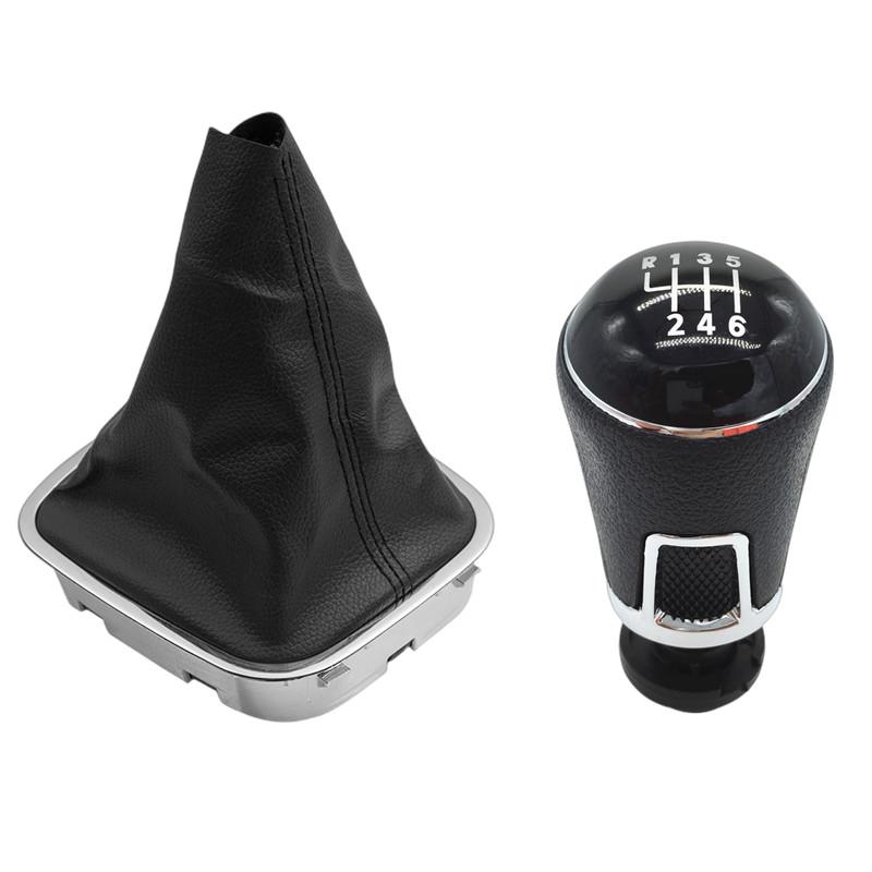 For VW Volkswagen Polo 6C 2015 2016 2017 2018 5/6 Speed Gear Shift Knob Gaiter Boot Cover Case Car Styling Accessories