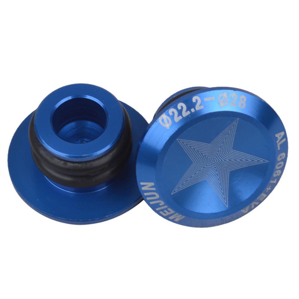 Спортивный модный уличный набор из 2 шт., алюминиевый руль для горного велосипеда, ручки из сплава, заглушки, концы стержней