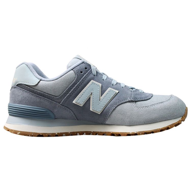 New Balance Унисекс 574 Минималистичные Дышащие Удобные Низкие Повседневные Беговые Кроссовки Светло-голубые ML574SEB