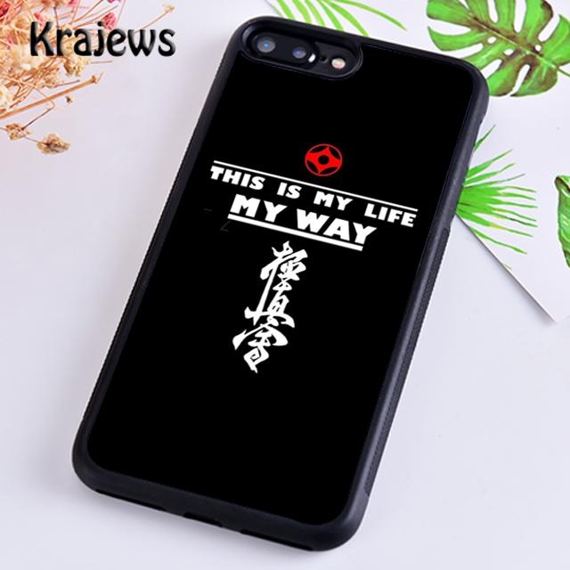 Krajews Кунг-фу Ояма Киокушинкай Каратэ Чехол для телефона Для iPhone 17 Air 16 15 14 plus 11 12 13 pro max Plus Fundas