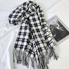 Scarf Women's New Winter Imitation Cashmere Warm Thickened Tic-tac-toe Plaid Shawl