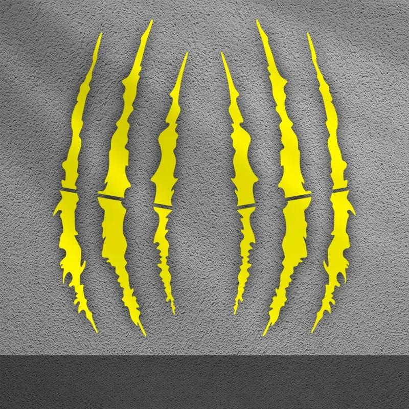 2 шт. наклейки на мотоцикл Monster Claw Scratch для мотокросса, виниловые наклейки для шлема Aprilia KTM Kawasaki YAMAHA SUZUKI HONDA