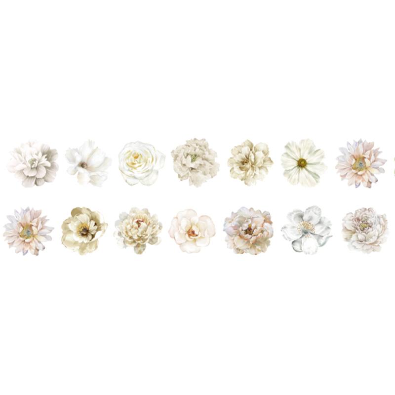 1 рулон васи-ленты весеннего цвета, лента в форме цветка, канцелярские товары для DIY, для ручной учетной записи, скрапбукинга, украшения дневника