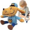 Adventure Series Detective Dog Plush Toy - Cute Puppy Plush Doll Cartoon Detective Dog Animation Peripheral Doll for Home Decor and Toys