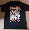 Футболка с принтом Slaughter Band Death Metal Женская Мужская Хлопок BT165 Унисекс Футболка