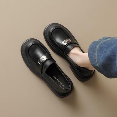 Женские мокасины на платформе из искусственной кожи, на шнуровке, на толстом низком каблуке, пенни-лоферы, женская обувь без застежек, удобная повседневная деловая рабочая обувь