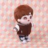 Casaul Wear Cotton Dolls Clothes Uniform Coat Plush Doll Jacket Coat Doll Baseball Jacket  20CM