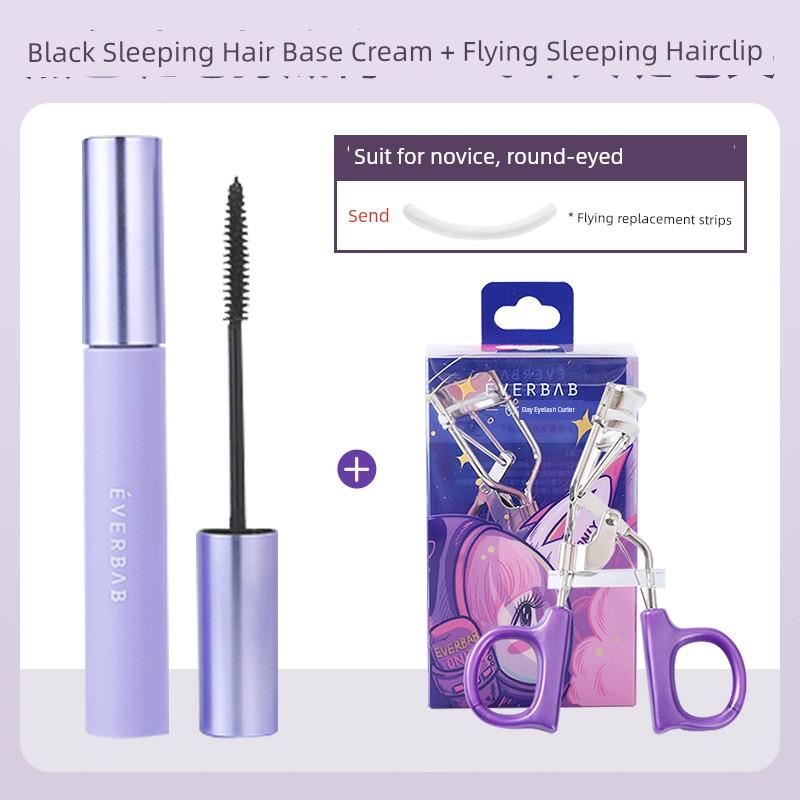 Everbab Eyelashes Base Cream Waterproof Long Curling Not Smudge Hair-Styling Silk Immobile Mascara Aibela