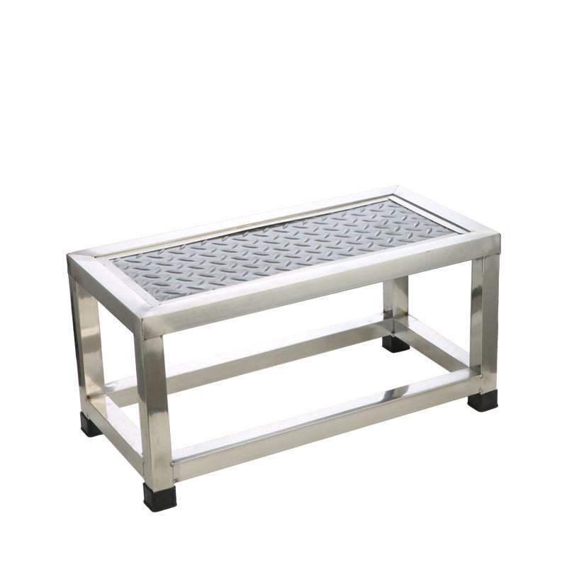 Household Portable Footstool Thickened Stainless Steel Step Stool Strong Weight-bearing Pedal Stool