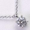 TIFFANY&Co. Necklace Solitaire 0.3ct Pt950Platinum/diamond 2.5g Women Used
