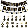 Graduation Season Decoration Congrats Gard La Flag Class Doctor Hat Latte Cake Card