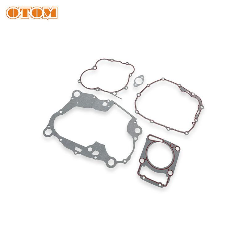 OTOM Motorcycle Engine Gasket Kits Cylinder Crankcase Ignition Clutch Cover Pad For ZONGSHEN NB300 ZS174MN-5 4-stroke Dirt Bikes