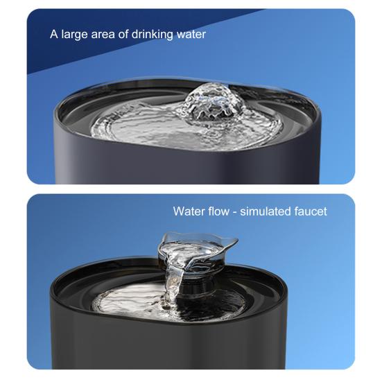 2,2 л диспенсер для воды для домашних животных, автоматический большой емкости, фонтанчик для воды для кошек, без BPA, 4 раза, фильтрация, поилка для питья воды для собак, товары для домашних животных