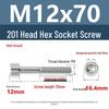 Yigu 201 Stainless Steel Cup Head Hexagon Screws and Bolts - M3, M4, M5, M6