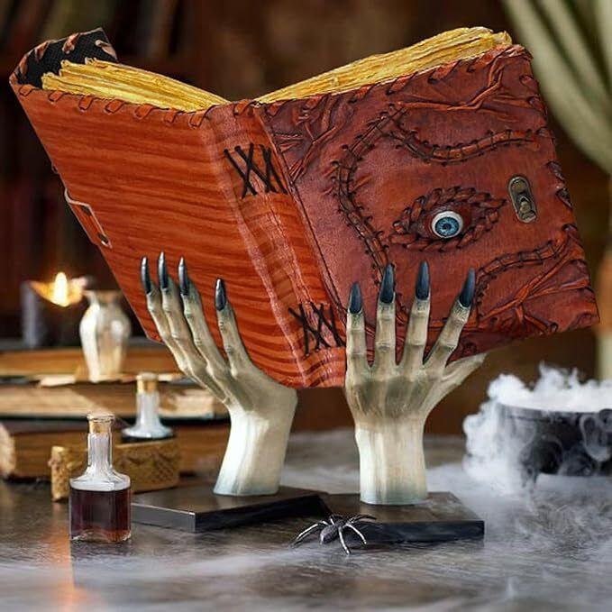 Винтажная книга заклинаний Фокус-Покус, кожаный журнал, дневник сглаза, рождественская книга