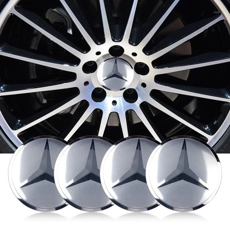 Новая C200 E200 Для Mercedes Benz 56 мм Колпачок ступицы колеса автомобиля Наклейка-значок Аксессуары Для Mercedes benz A B C E G CLA GLK CLA