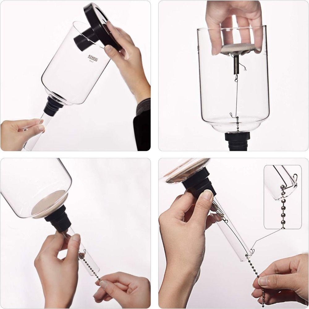 Heat-Resistant Filtered Siphon Coffee Maker 3/5 Cups Coffee Pot Vacuum Coffee Brewer Friends