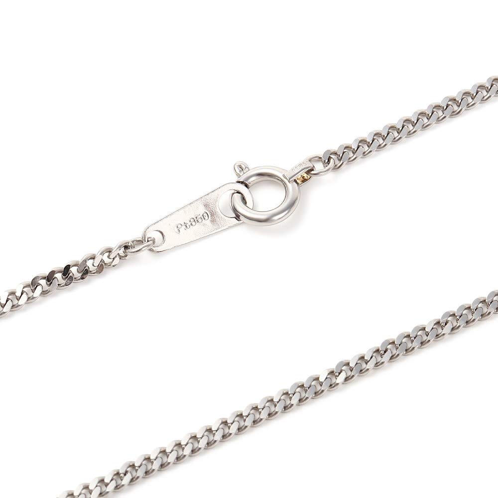 Платиновое ожерелье Kihei с двумя сторонами, 5 г, 50 см, цепочка Mint, выгравированный знак сертификации Pt850 Kihei