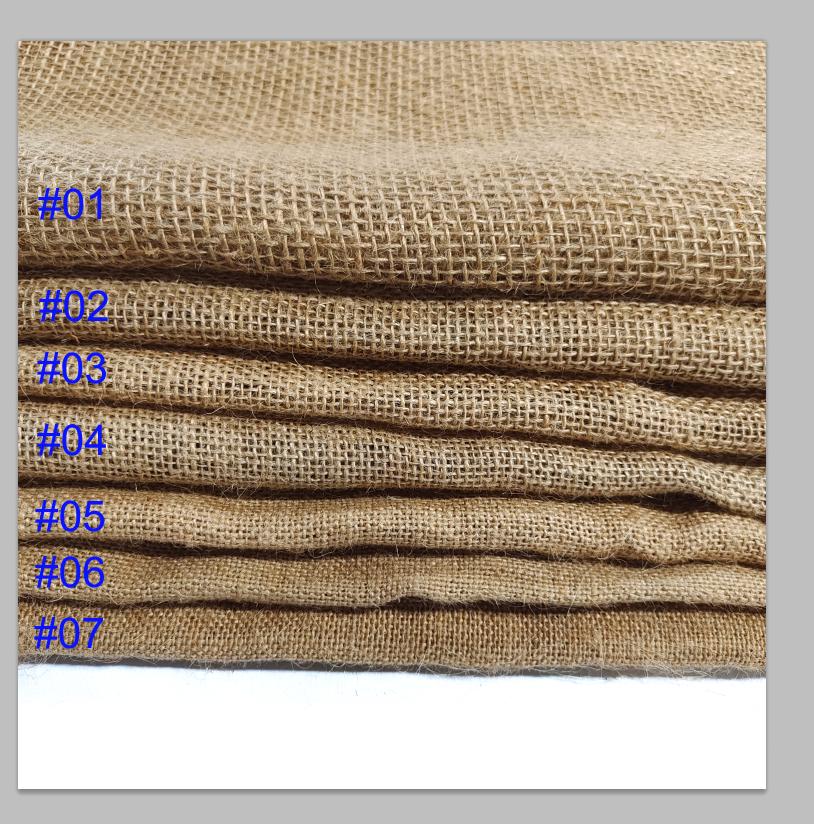 2025  Natural Burlap Fabric Roll Heavy Weight 100% Jute Fabric for Bags