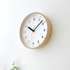 KATOMOKU Plywood Clock 10 km-76NA Wall Clock First Clock Continuous Second Hand Diameter 25.2cm (quartz Clock)