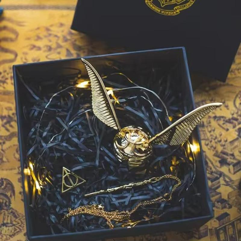 Golden Snitch Jewelry Box Organizer Ring Box Proposal Wedding Souvenirs Creative Jewelry Boxes Storage Girlfriend Birthday Gift