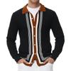 Spring And  Men's Long Sleeve Sweater Striped Business Sweater