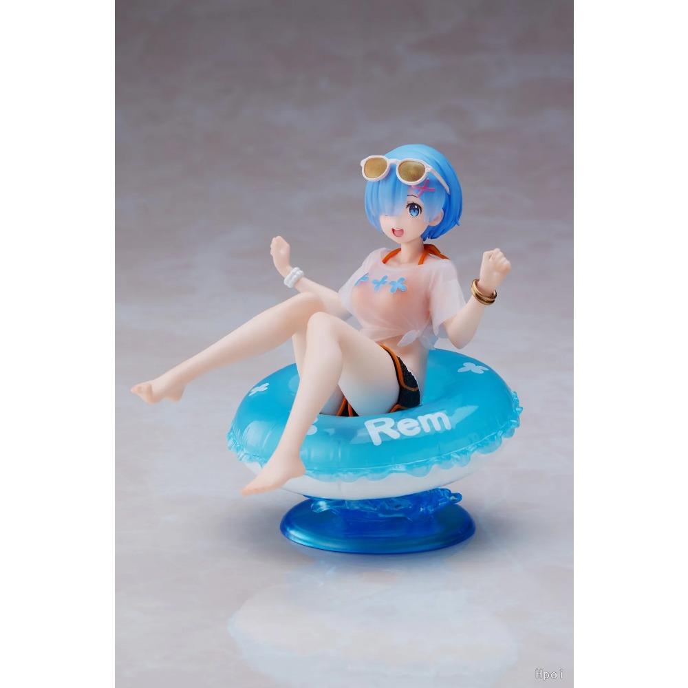 10СМ Аниме Re: ZERO - Начинаю новую жизнь в другом мире Фигурка Рему Купальник Модель для плавания Игрушки Подарки Коллекция Украшения