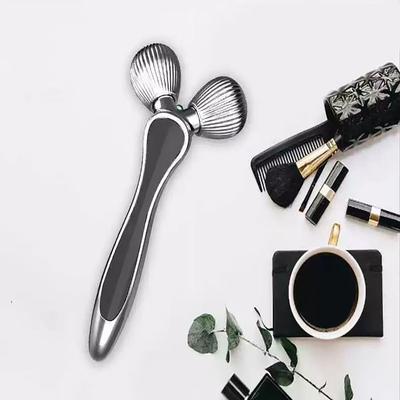 V-образный 3D роликовый массажер для лица, лифтинг и подтяжка лица, похудение лица, микротоковый массаж, формирование лица