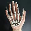 Halloween Skeleton Hands Fake Scary Realistic Human Hand Bone Halloween Life Size Zombie Party Scary Props Decorations