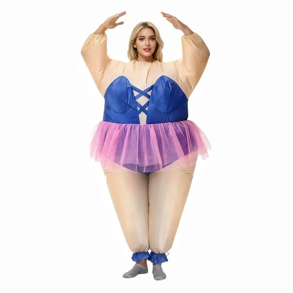 Надувной костюм толстого повара для трансграничной рождественской вечеринки