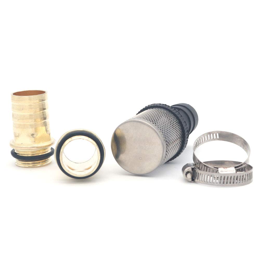 NUZAMAS 5 Hose Fittings, 3/4 Inch BSP Thread Connector 25mm, Oil Filter, Mounting Hardware Oil Pump Accessories