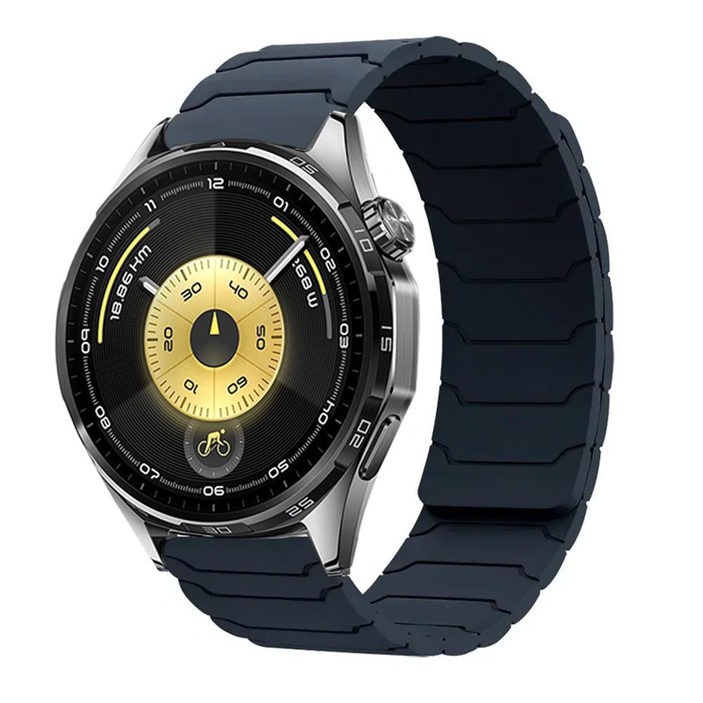 Магнитный силиконовый ремешок 20 мм 22 мм для Huawei Watch 5/4/GT6/GT5/GT4 Pro 46 мм, спортивный браслет, ремешок для часов Garmin Venu 4/3/Active 6-5