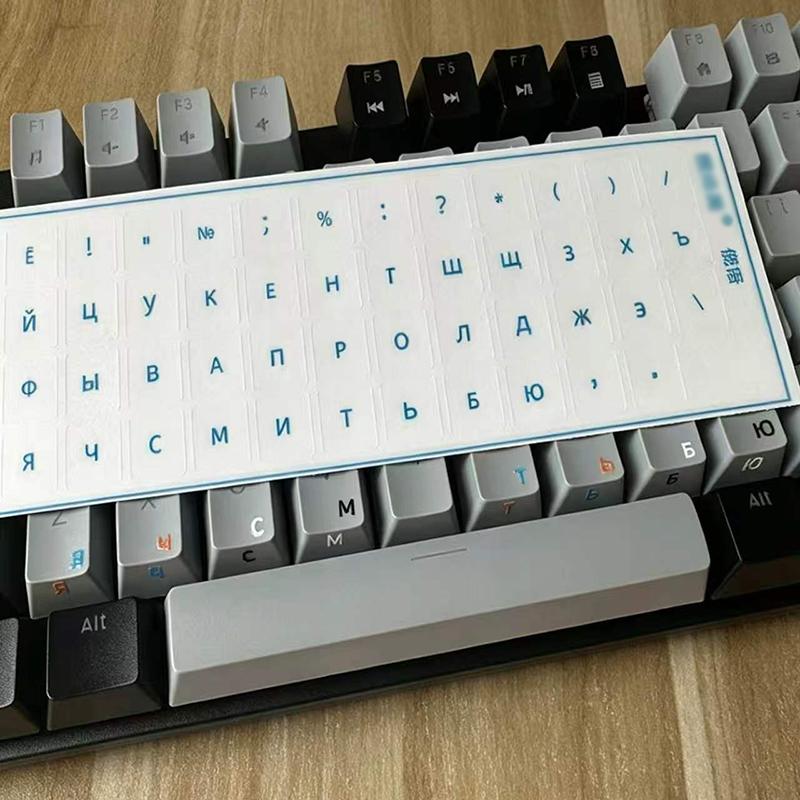 Xiaomi Transfer Stickers Tear Off Film Leave Words Russian Desktop Keyboard Stickers Universal Stickers Key Stickers Keyboard Stickers