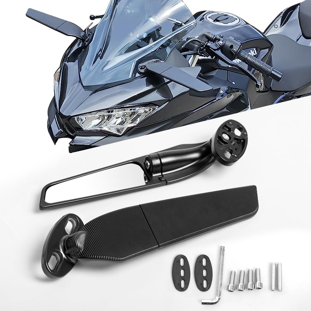 Регулируемое вращающееся зеркало заднего вида для мотоциклов Honda CBR1000RR, Ducati Panigale 1199, Yamaha GSXR, YZF, R125, ZX6R.