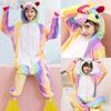 Unisex Kigurumi Pajamas Adult Anime Cosplay Costume Onesie Kangaroo Dinosaur Tiger Yellow Sleepwear Panda Bear Homewear Party S/M/L/XL
