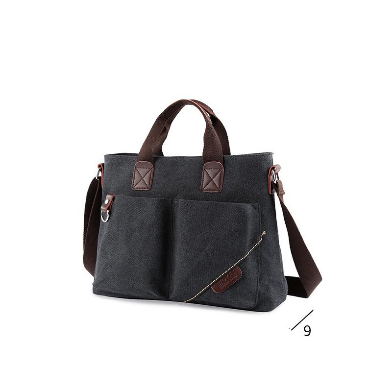 Мужская деловая парусиновая сумка, уличная сумка через плечо, мужская сумка через плечо, студенческий повседневный рюкзак