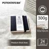 POTENTATE Квадратная акварельная бумага 100% хлопок Блокнот 24 листа 300 г/м² (140 фунтов) Плотная Бумага Арт Бумага для Рисования Скетчбук Художественные Принадлежности