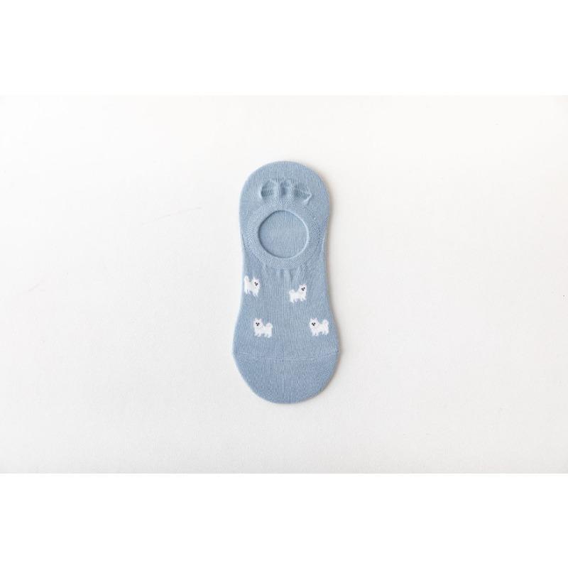 Женские летние тонкие милые туфли с мелким вырезом, не спадающие, с невидимыми носками-следками